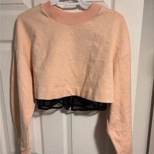 Alexander McQueen tea rose corset Sweatshirt